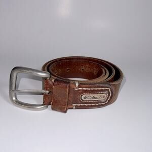 Columbia brown leather everyday belt size 36